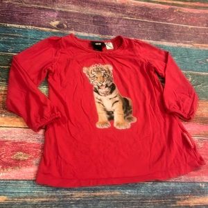 Rachael Hale for H&M tiger princess shirt, size 1-2yr